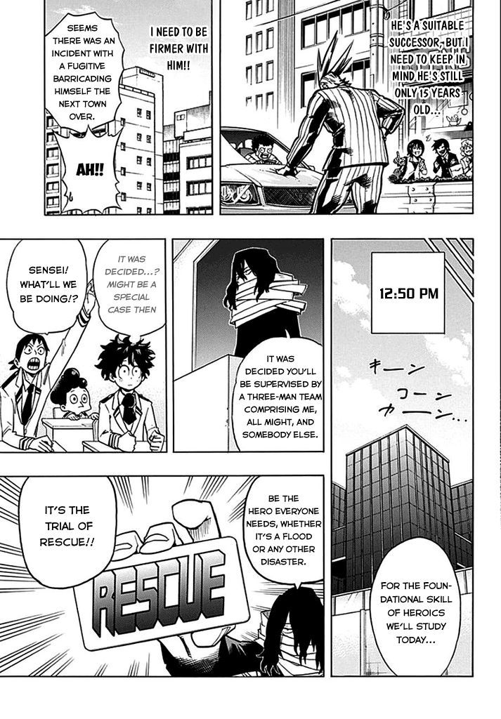 Boku No Hero Academia - Chapter 13 : Trial Of Rescu--