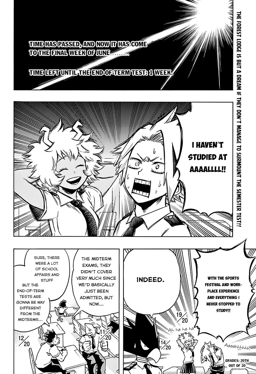 Boku No Hero Academia - Chapter 60 : Prepare For The End Of Term Test!