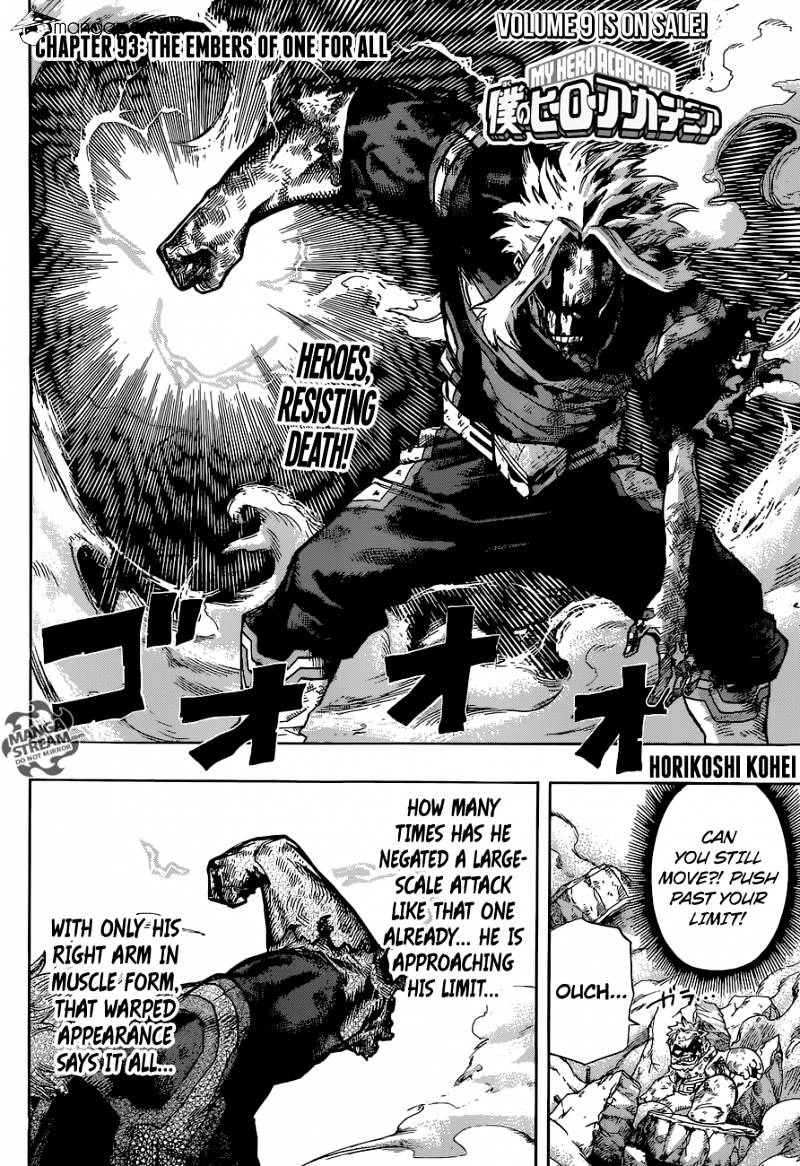 Boku No Hero Academia - Chapter 93