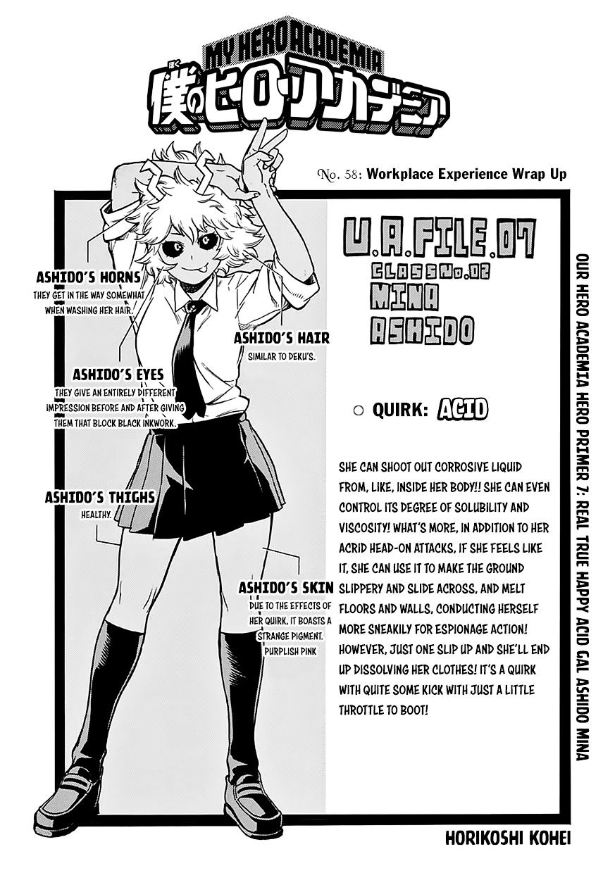 Boku No Hero Academia - Chapter 58 : Workplace Experience Wrap Up