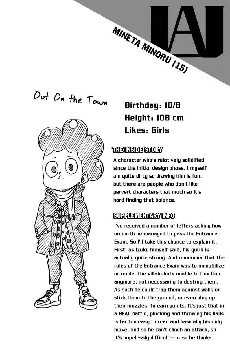 Boku No Hero Academia - Chapter 18.5 : Volume 2 Omake