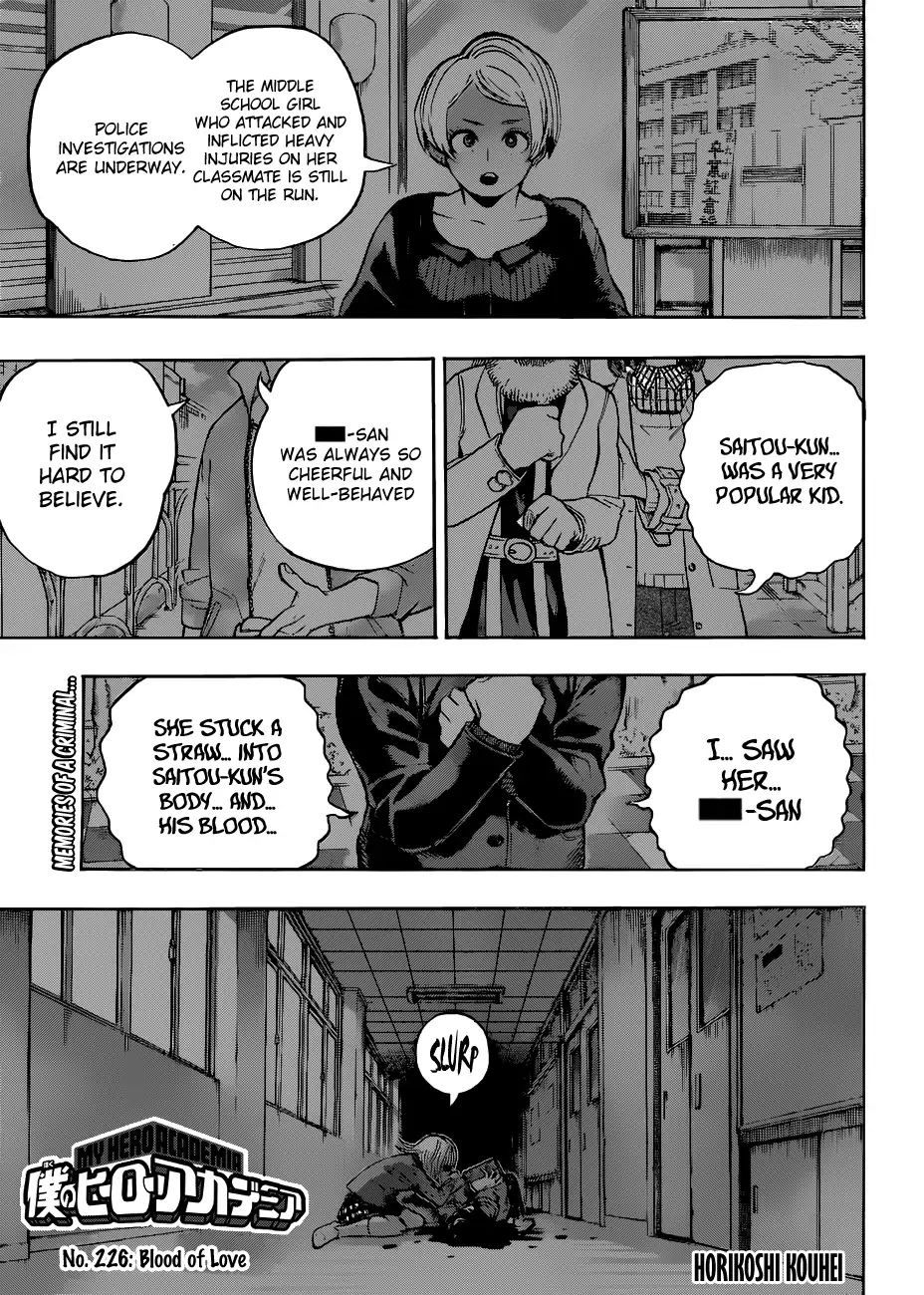 Boku No Hero Academia - Chapter 226: Blood Of Love