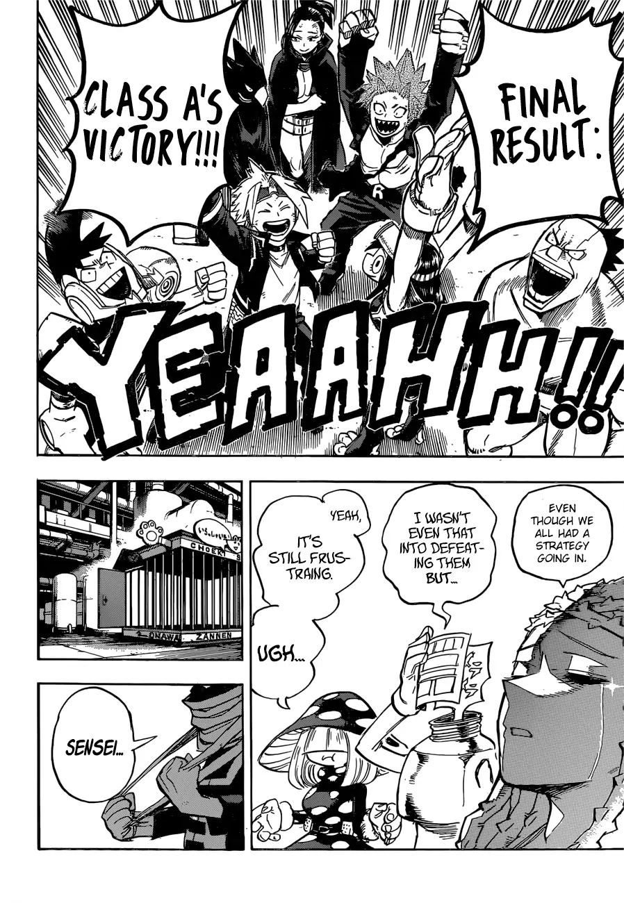 Boku No Hero Academia - Chapter 216: Final Results! Class A Versus Class B