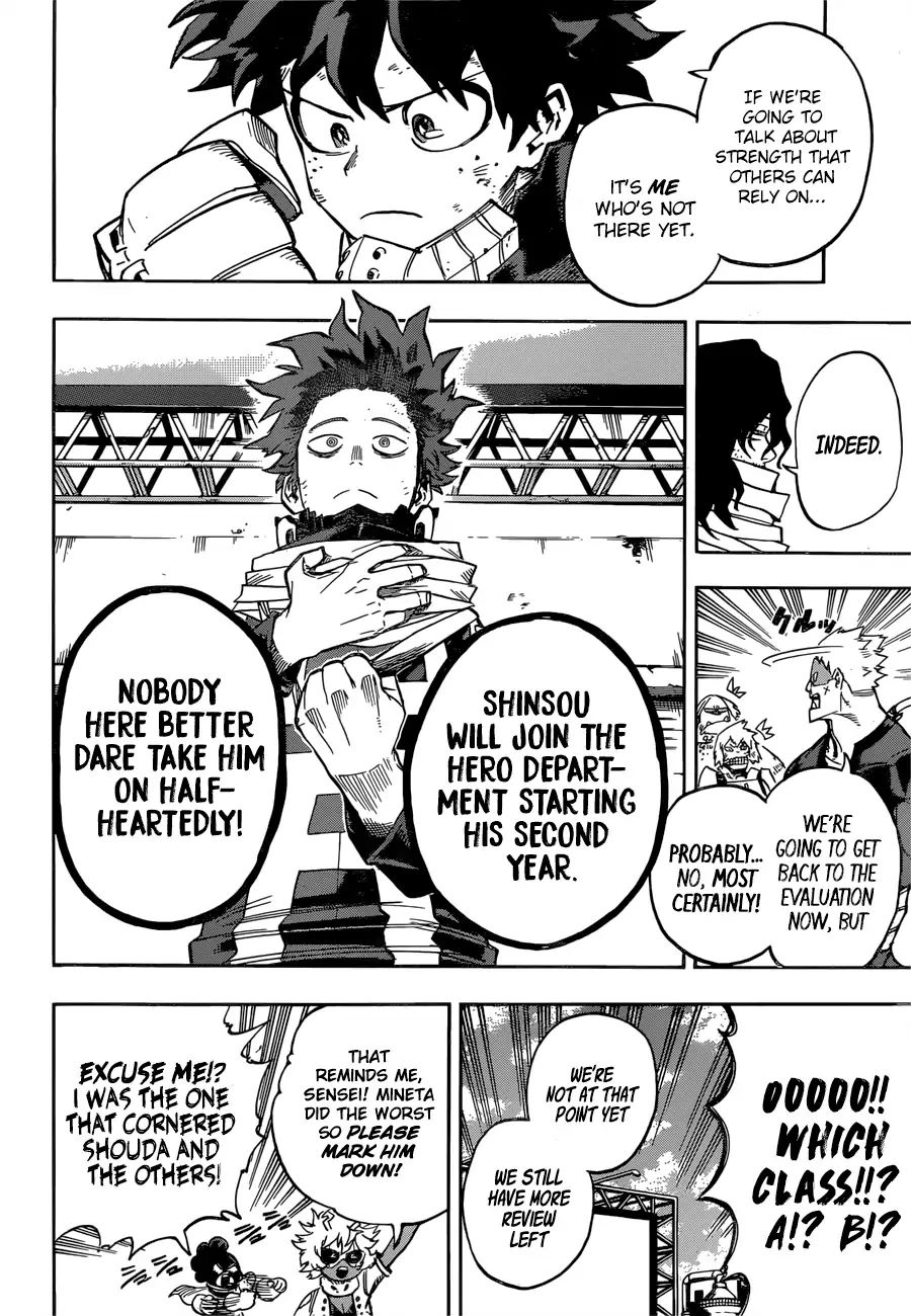 Boku No Hero Academia - Chapter 216: Final Results! Class A Versus Class B