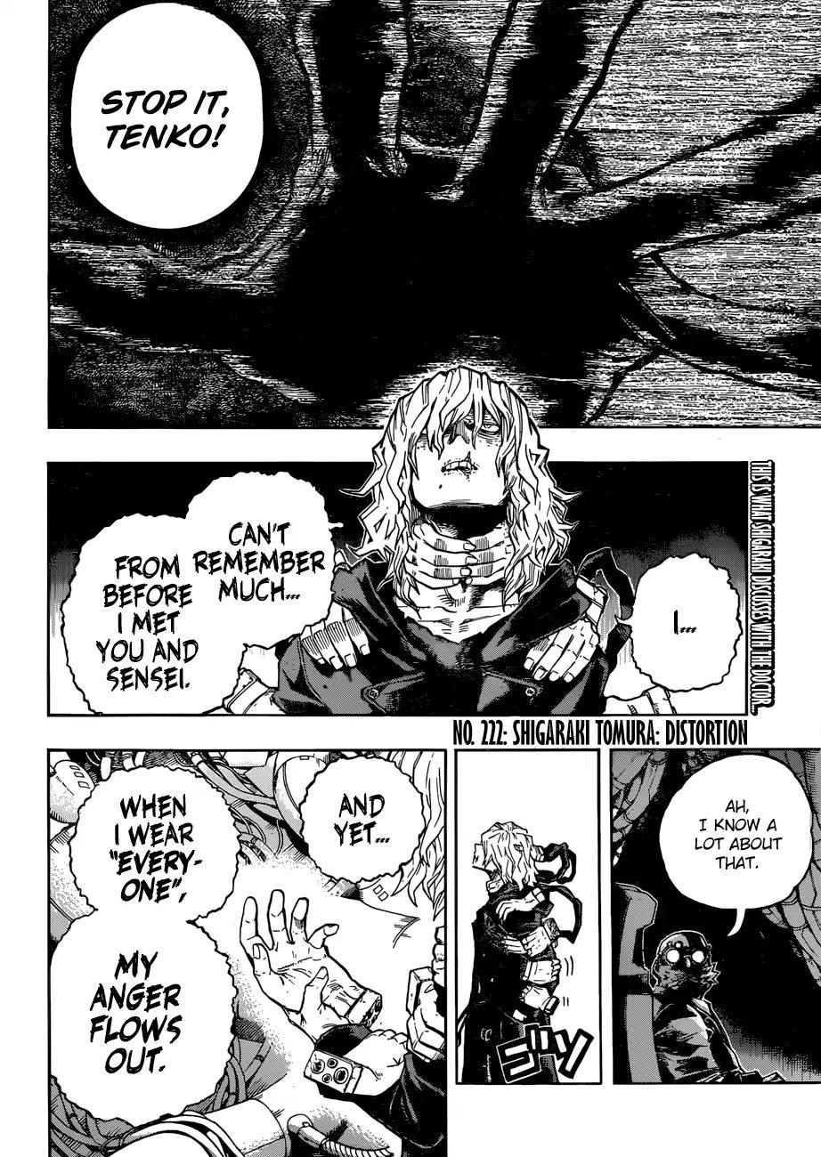 Boku No Hero Academia - Chapter 222: Shigaraki Tomura: Distortion