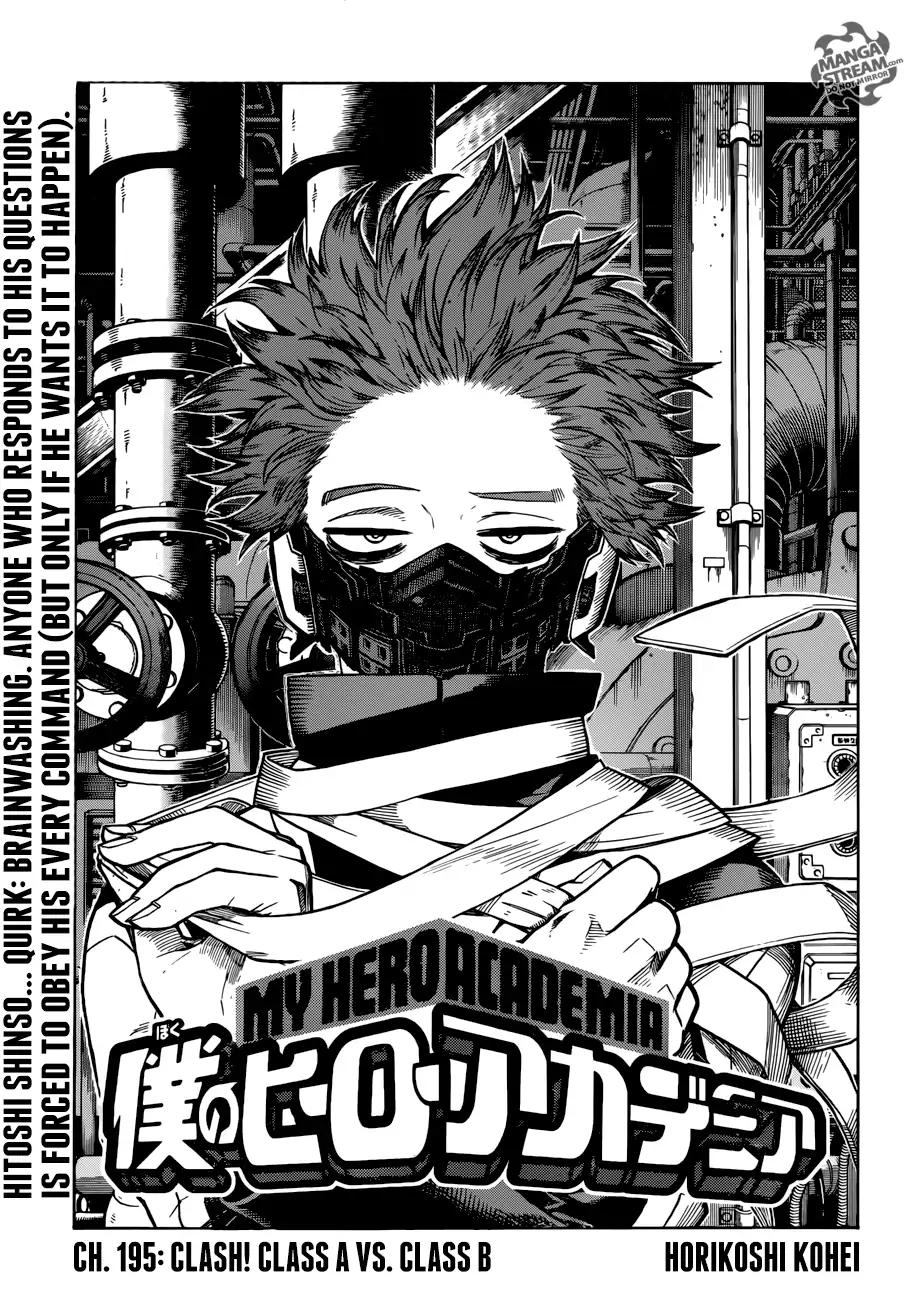 Boku No Hero Academia - Chapter 195