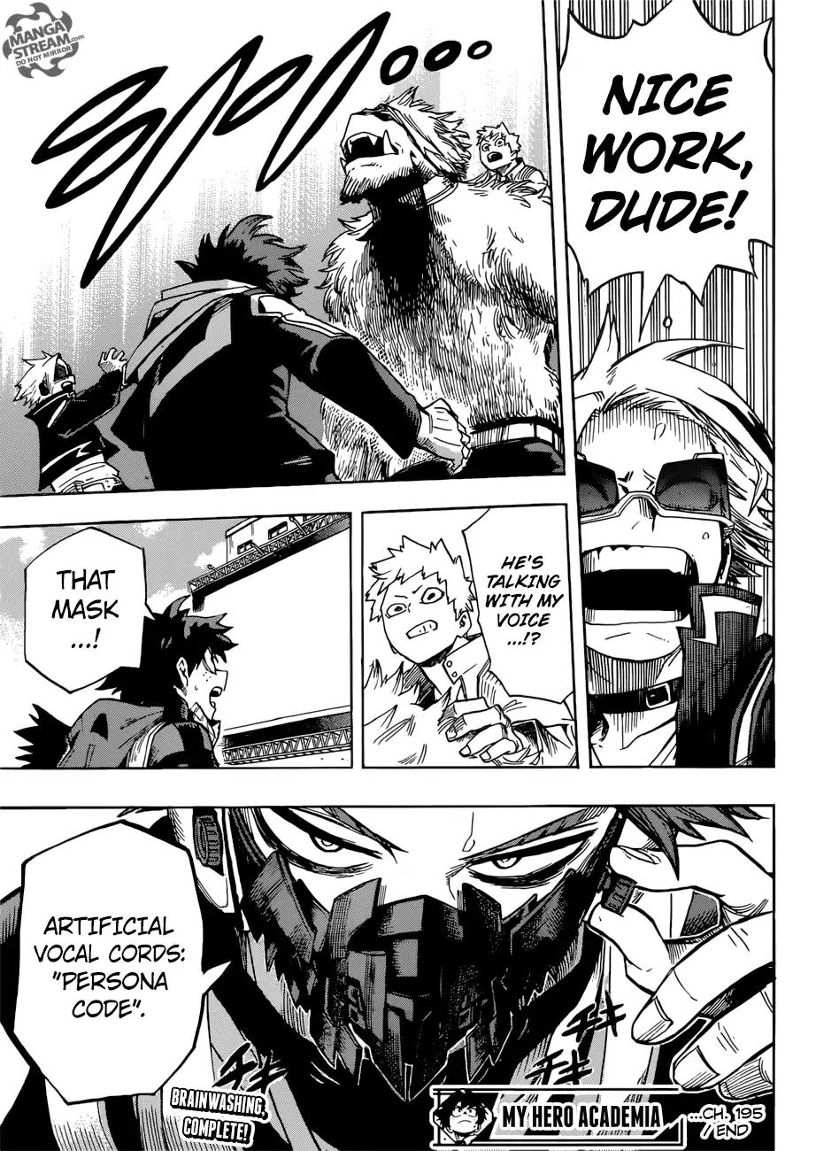 Boku No Hero Academia - Chapter 195