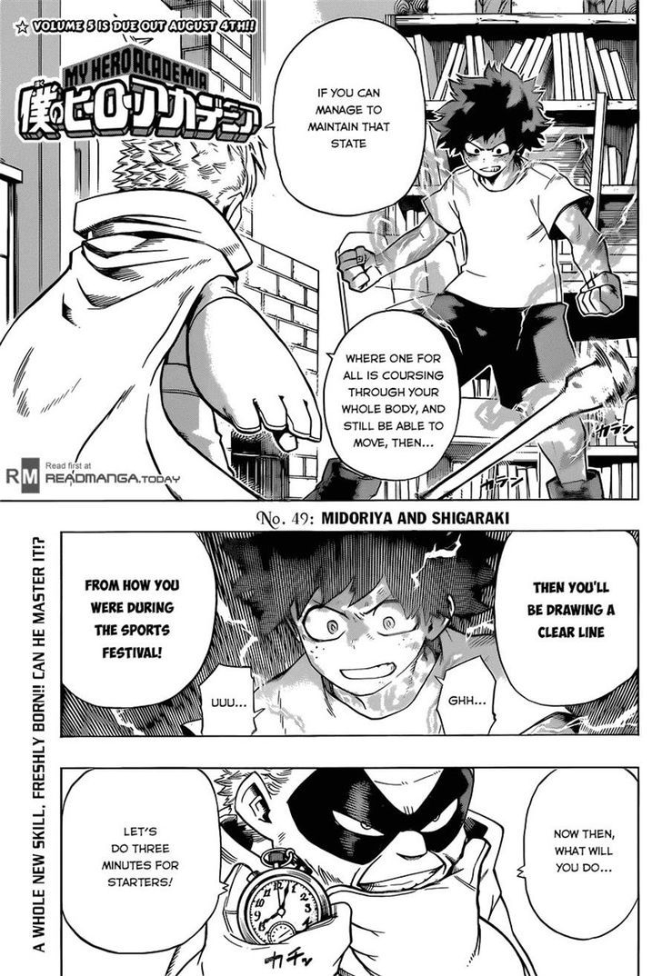 Boku No Hero Academia - Chapter 49 : Midoriya And Shigaraki