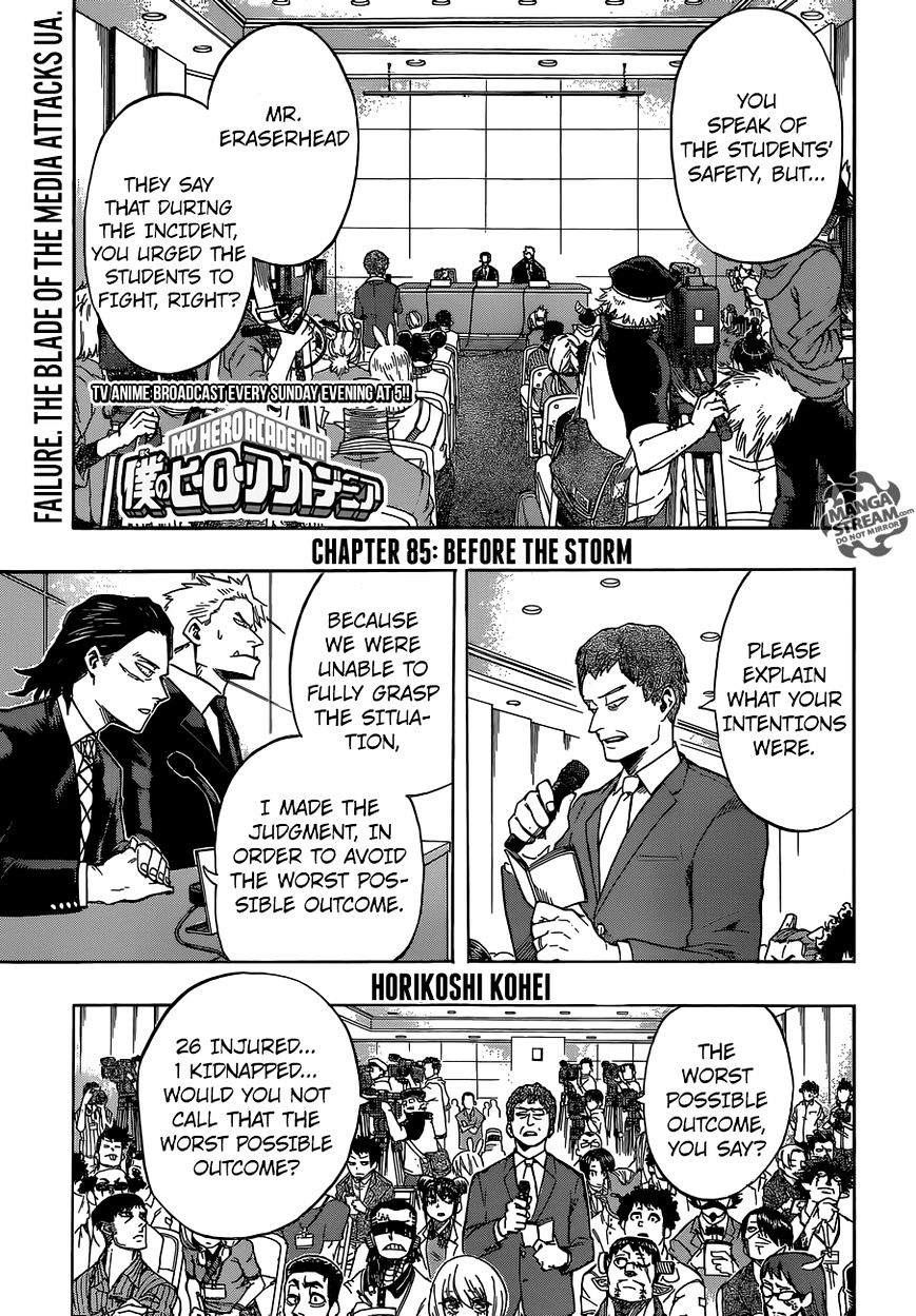 Boku No Hero Academia - Chapter 86