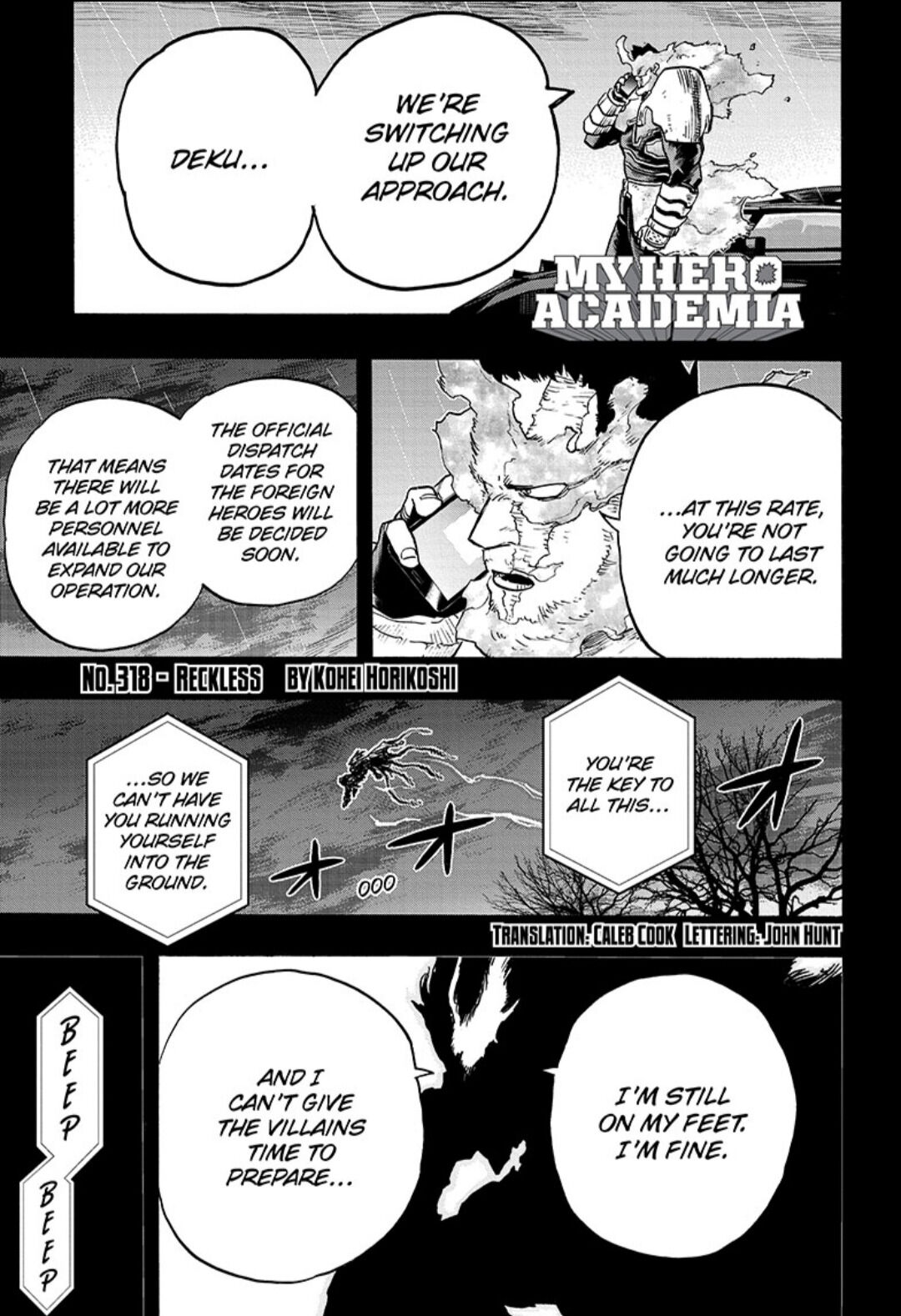 Boku No Hero Academia - Chapter 318