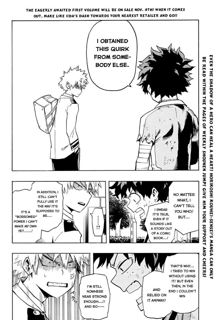 Boku No Hero Academia - Chapter 11 : Bakugou S Starting Line