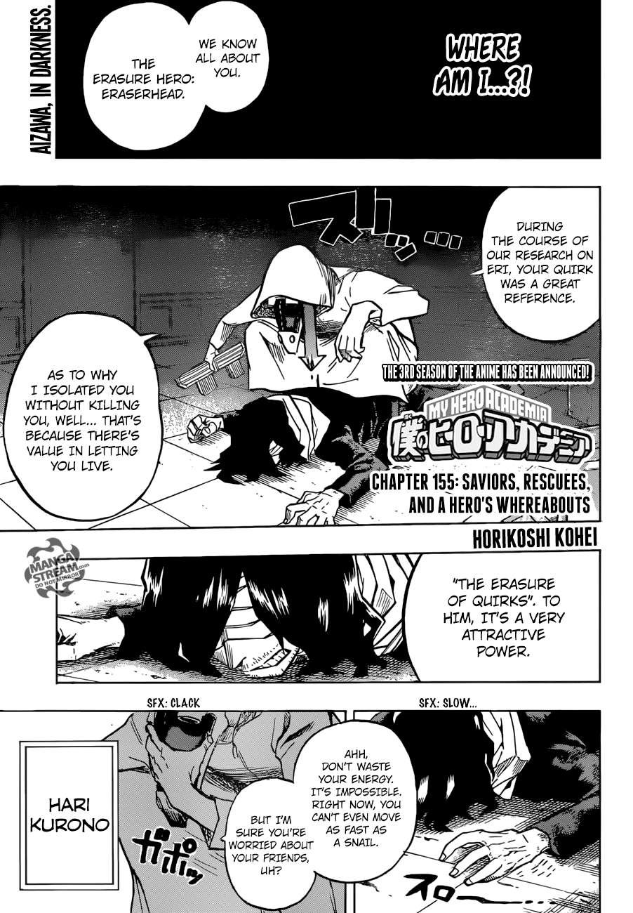 Boku No Hero Academia - Chapter 155