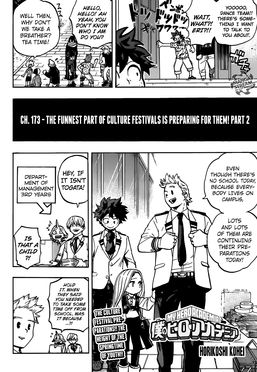 Boku No Hero Academia - Chapter 173