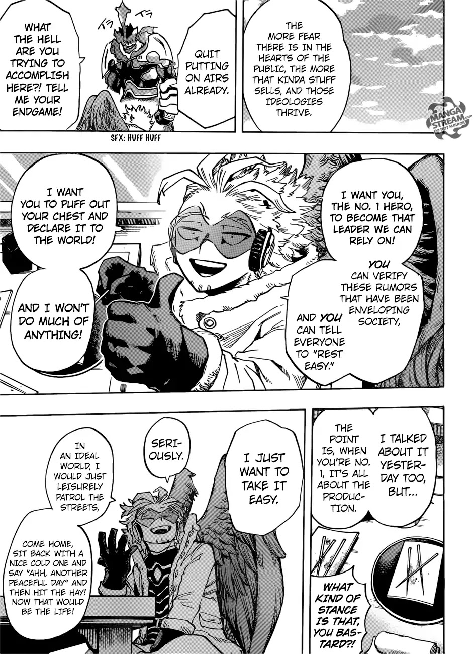 Boku No Hero Academia - Chapter 186: Endeavor And Hawks