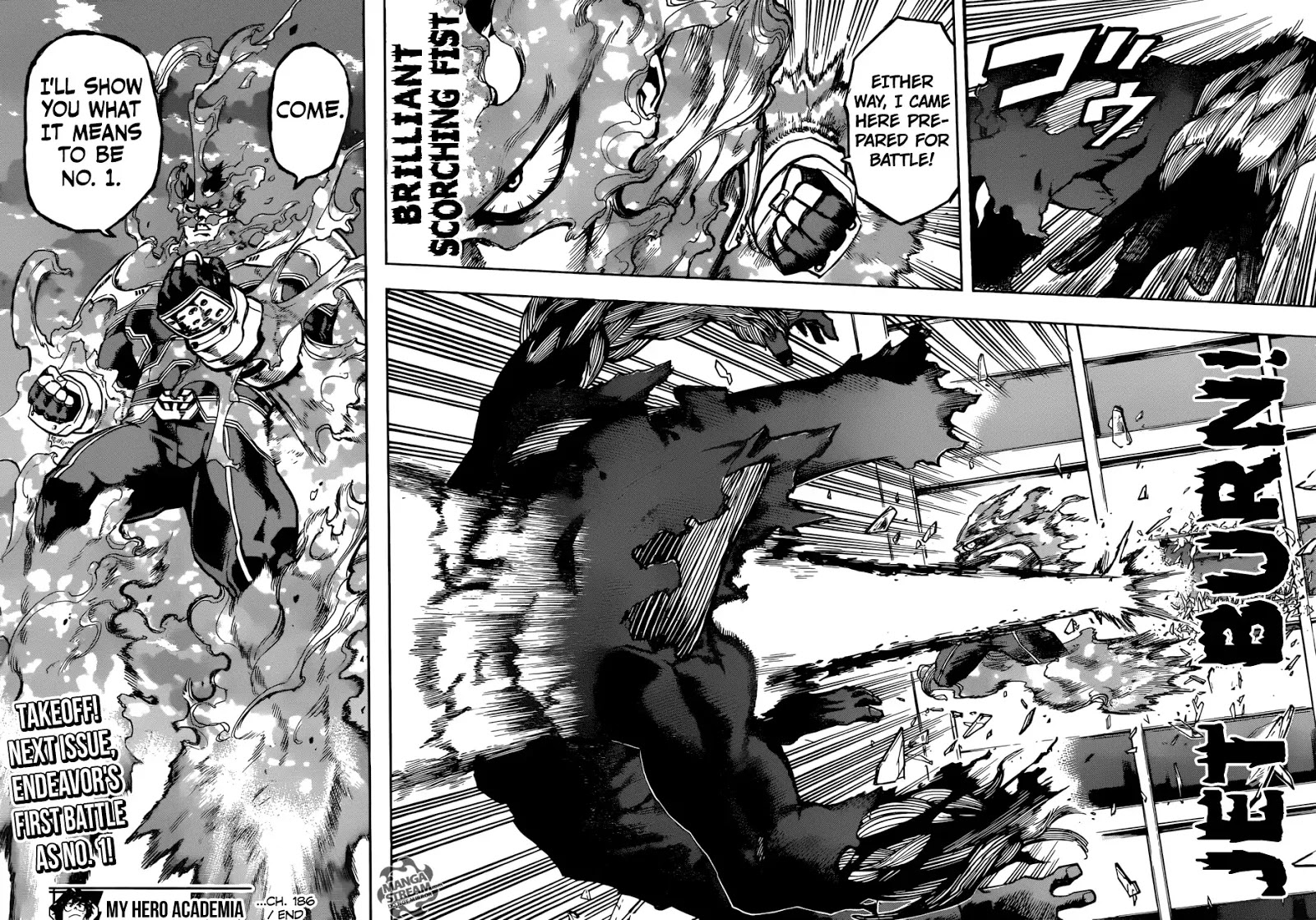 Boku No Hero Academia - Chapter 186: Endeavor And Hawks