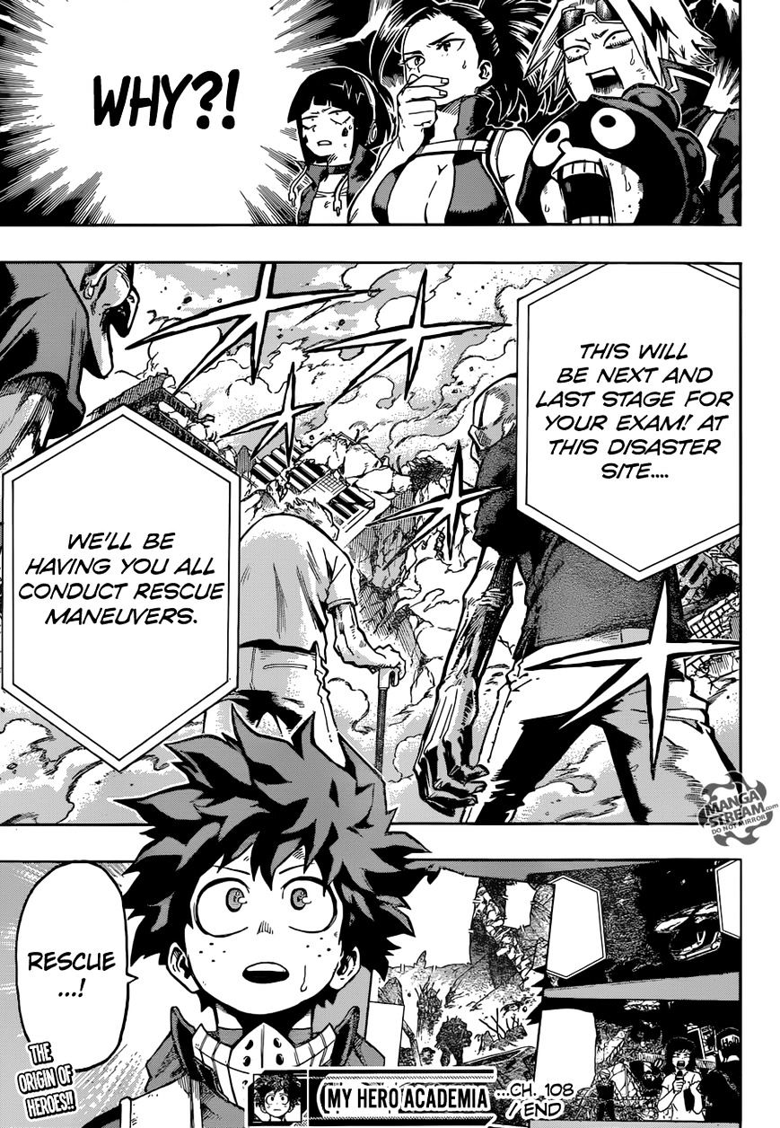 Boku No Hero Academia - Chapter 108 : Rush!