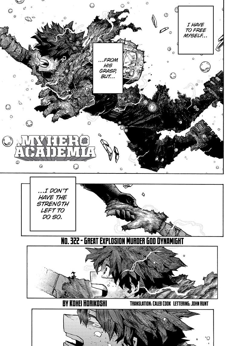 Boku No Hero Academia - Chapter 322