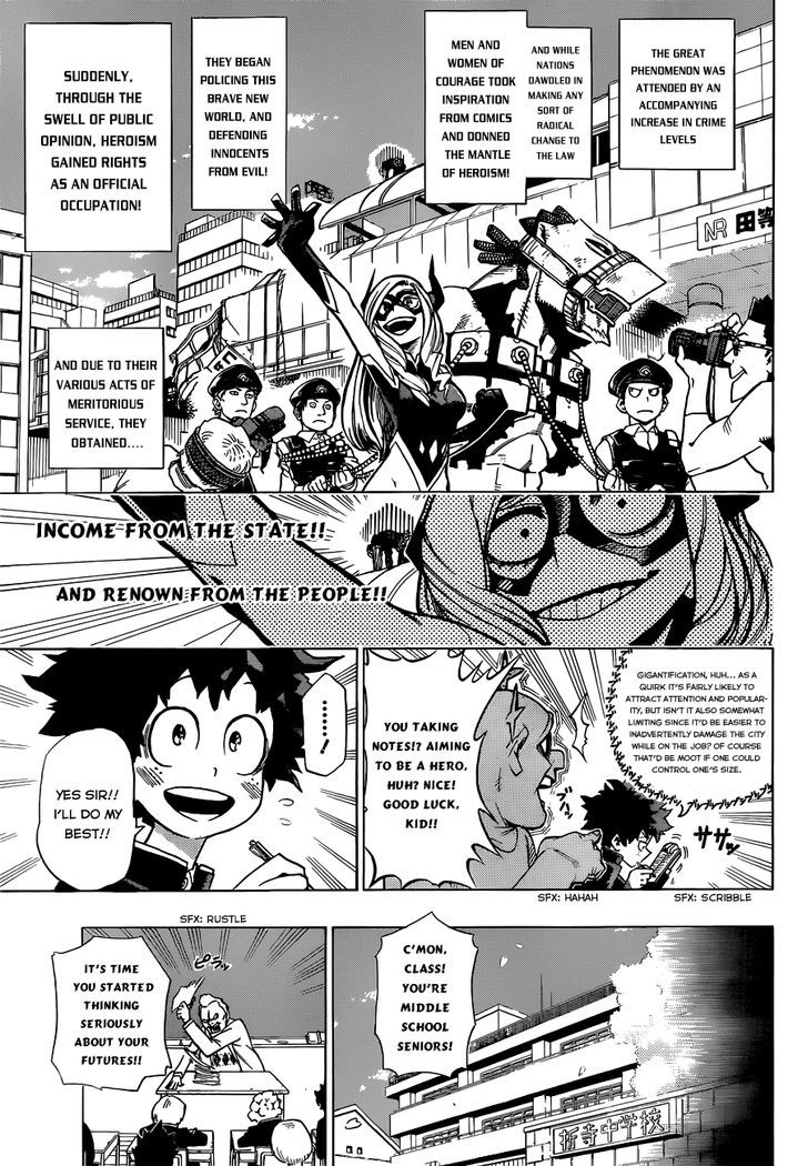 Boku No Hero Academia - Vol.1 Chapter 1 : Midoriya Izuku The Origin