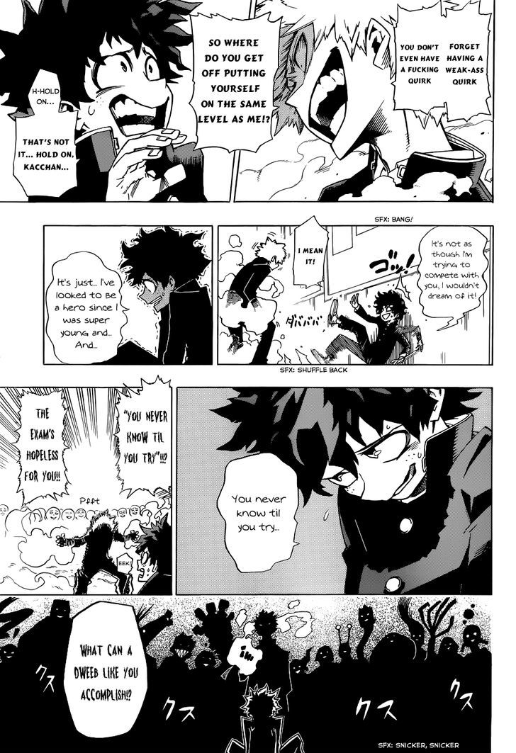 Boku No Hero Academia - Vol.1 Chapter 1 : Midoriya Izuku The Origin