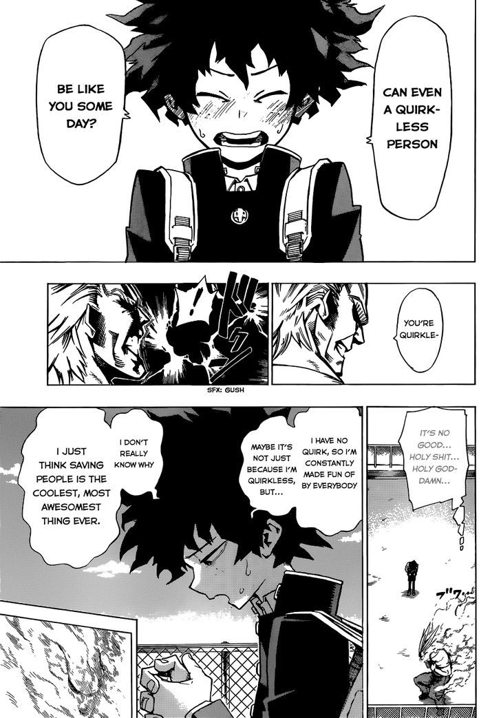 Boku No Hero Academia - Vol.1 Chapter 1 : Midoriya Izuku The Origin