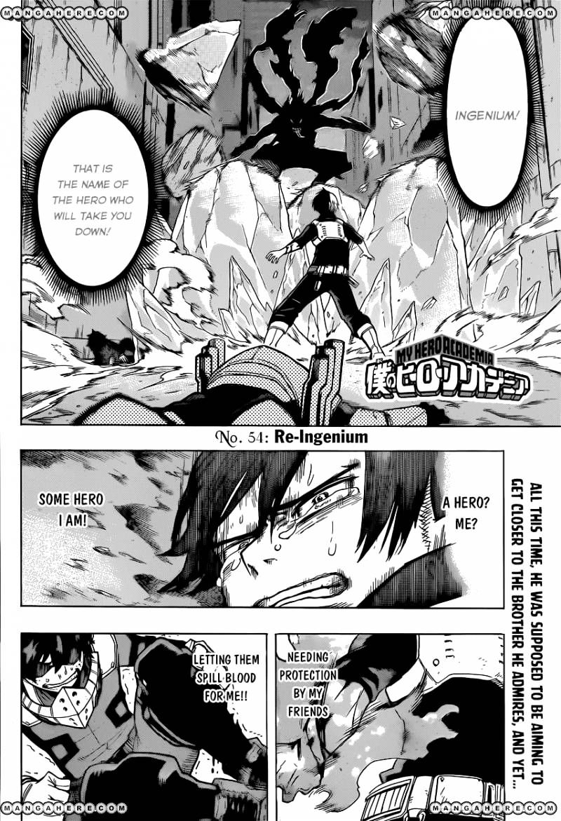 Boku No Hero Academia - Chapter 54 : Re-Ingenium