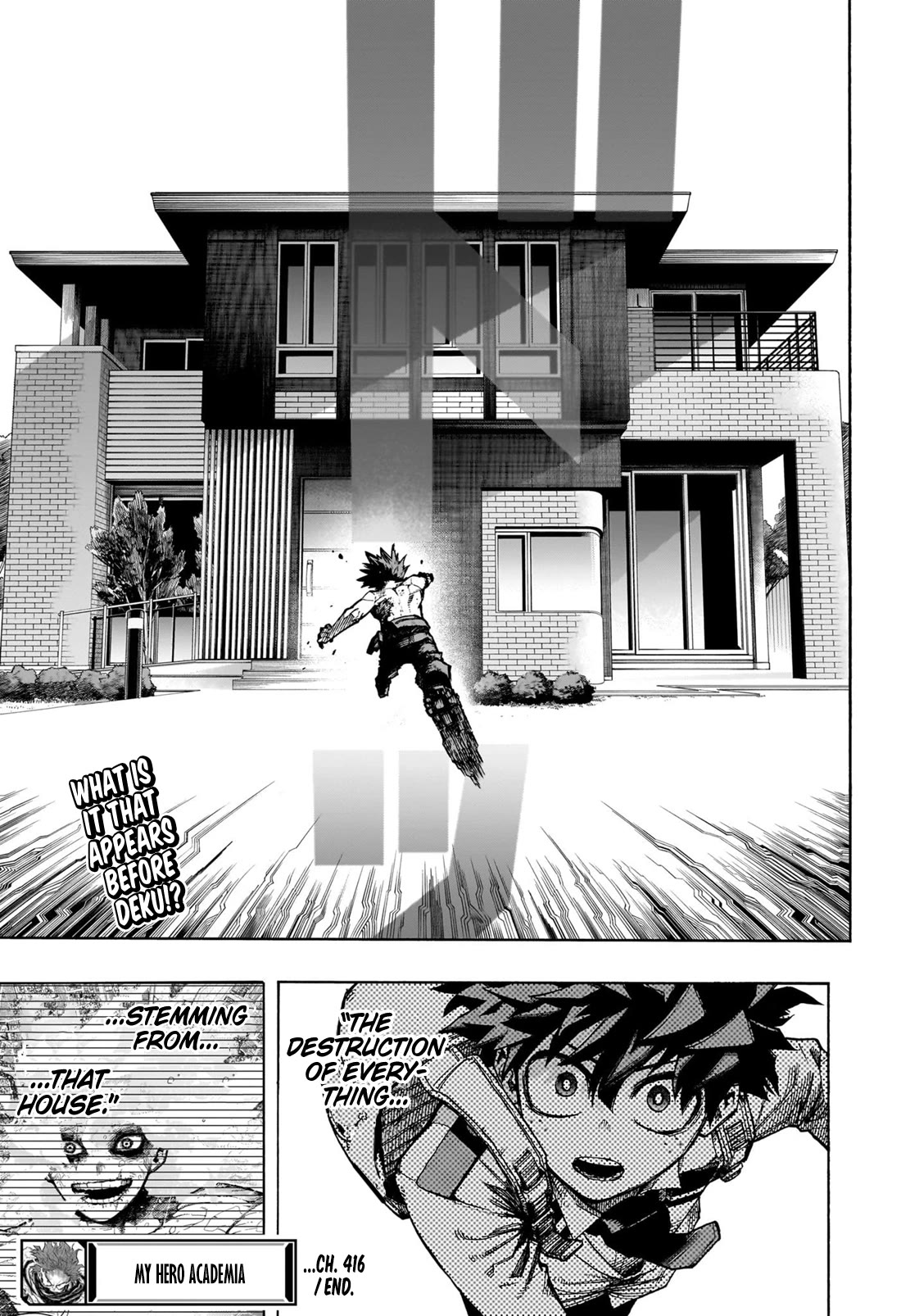 Boku No Hero Academia - Chapter 416: Force Your Way Through, Izuku Midoriya!!