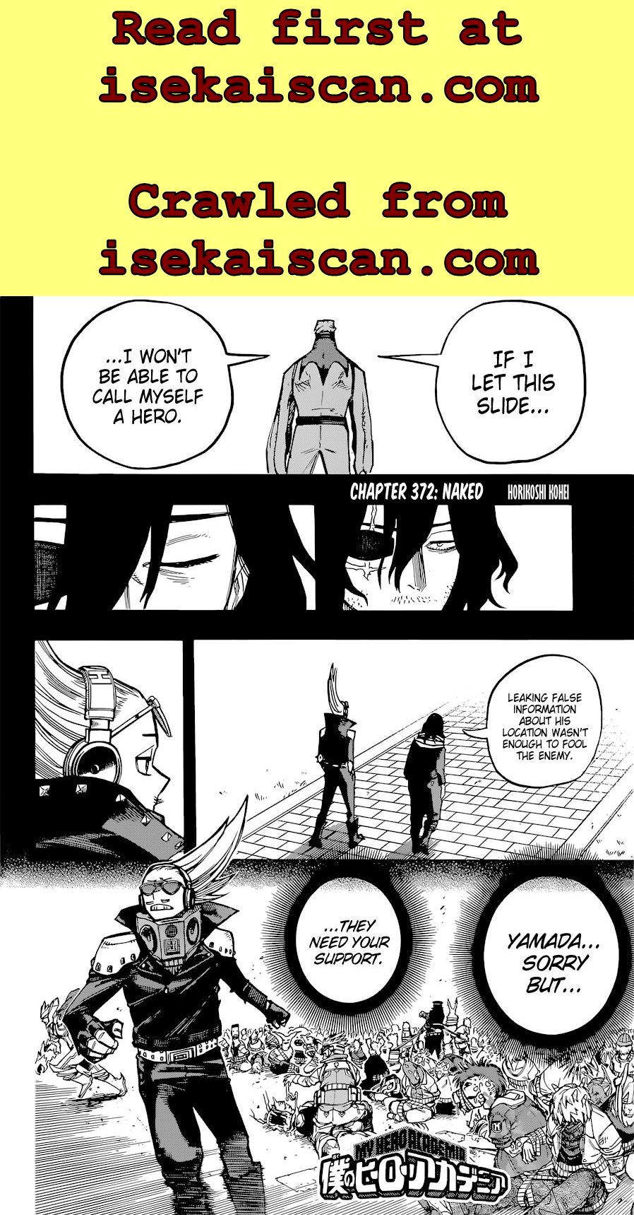 Boku No Hero Academia - Chapter 372