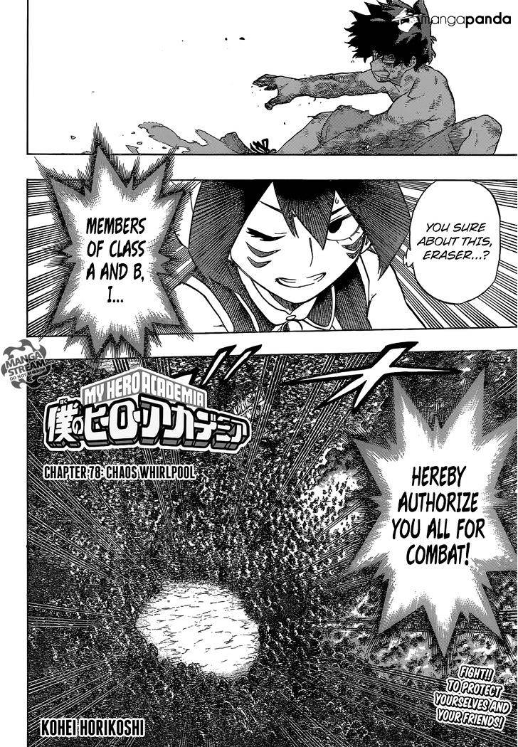 Boku No Hero Academia - Chapter 78