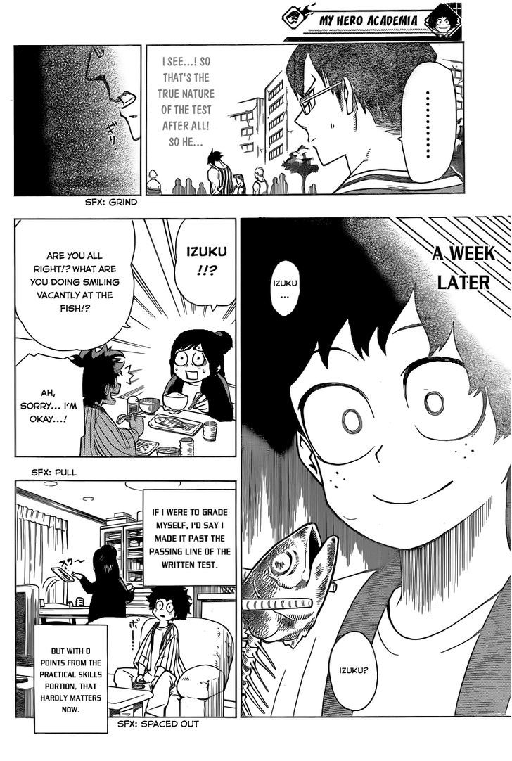 Boku No Hero Academia - Chapter 4 : The Starting Line