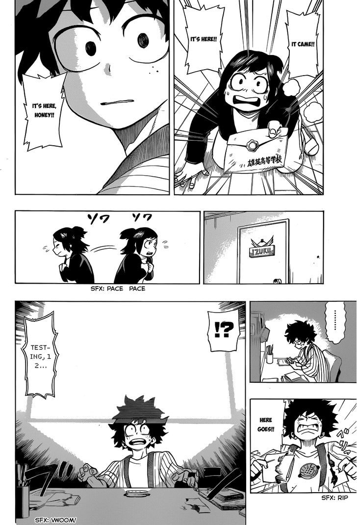 Boku No Hero Academia - Chapter 4 : The Starting Line