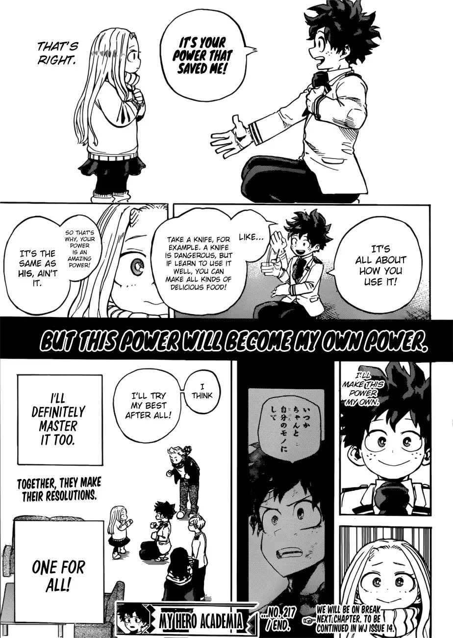 Boku No Hero Academia - Chapter 217: A New Power And All For One