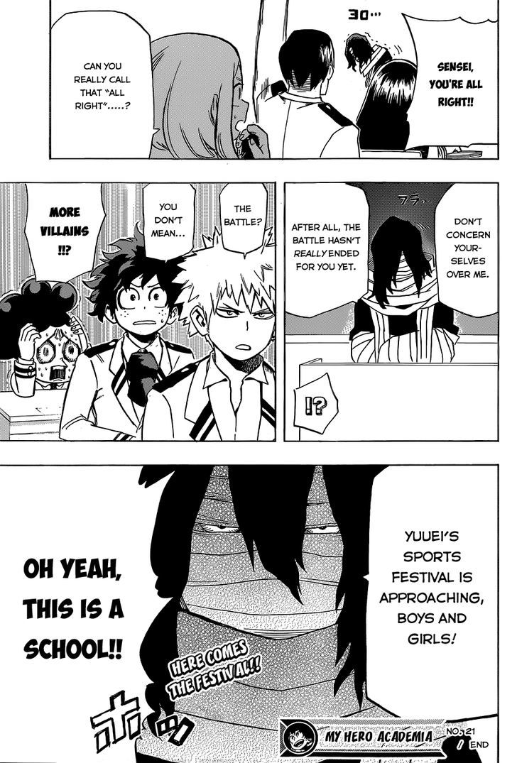 Boku No Hero Academia - Chapter 21 : Upon Each Of Their Chests