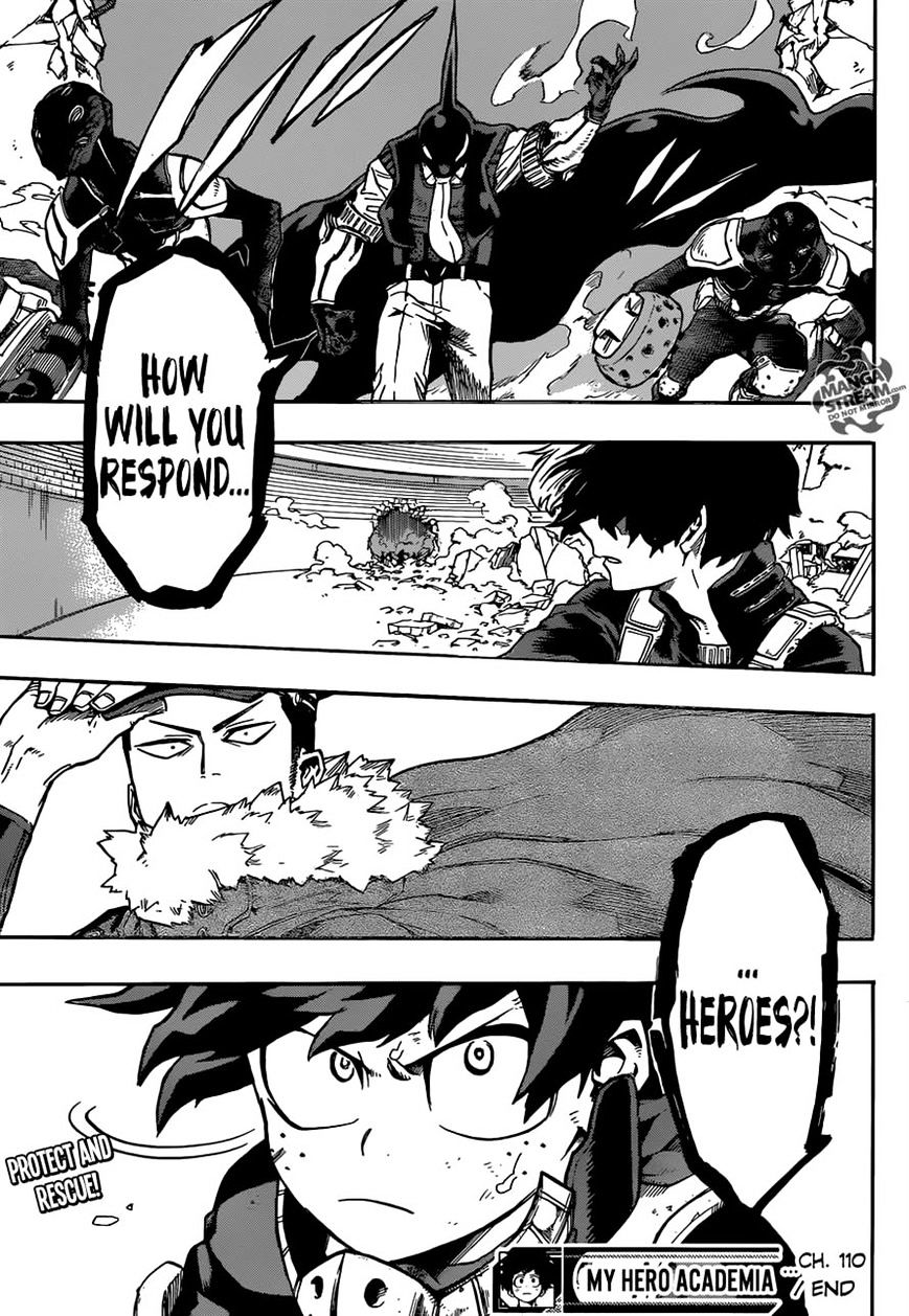 Boku No Hero Academia - Chapter 110