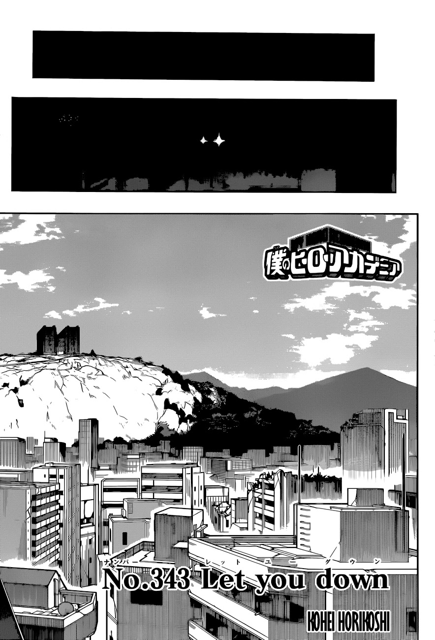 Boku No Hero Academia - Chapter 343: Let You Down