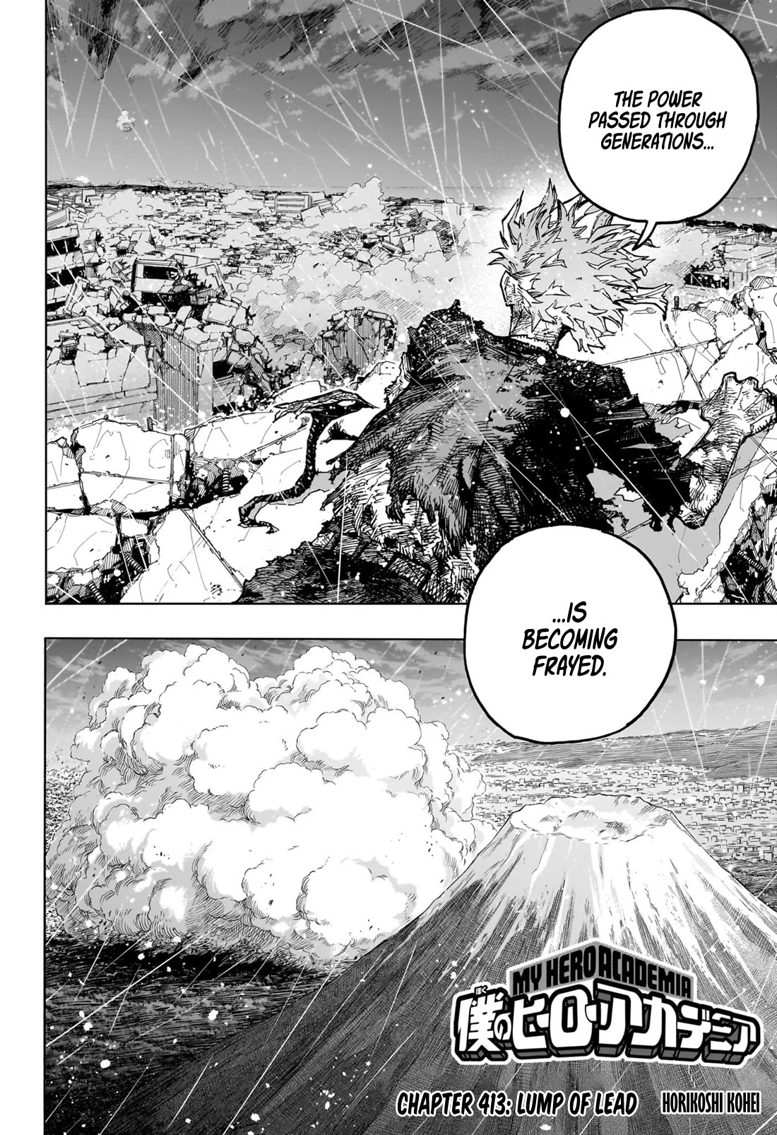 Boku No Hero Academia - Chapter 413: Lump Of Lead