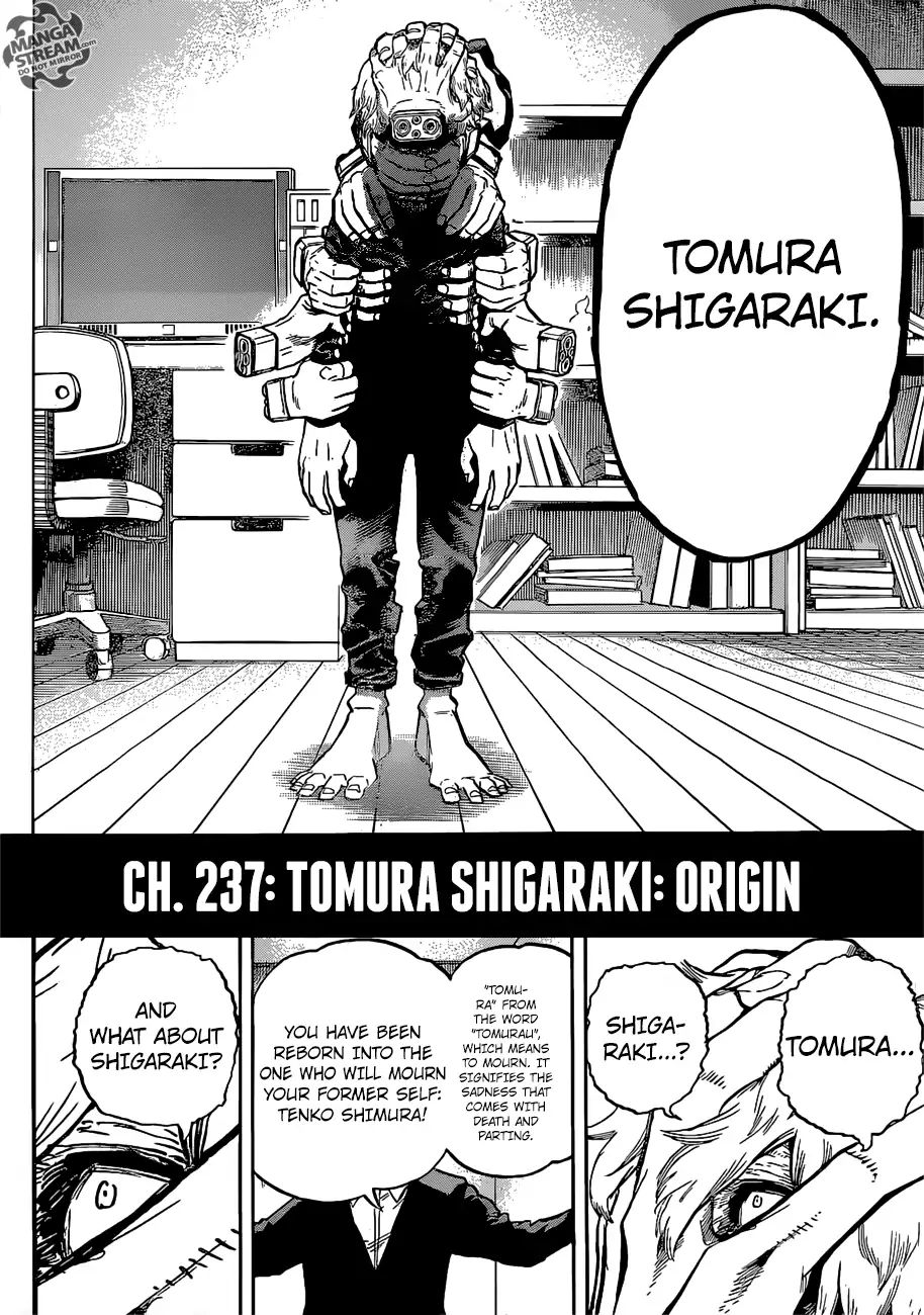 Boku No Hero Academia - Chapter 237: Tomura Shigaraki: Origin