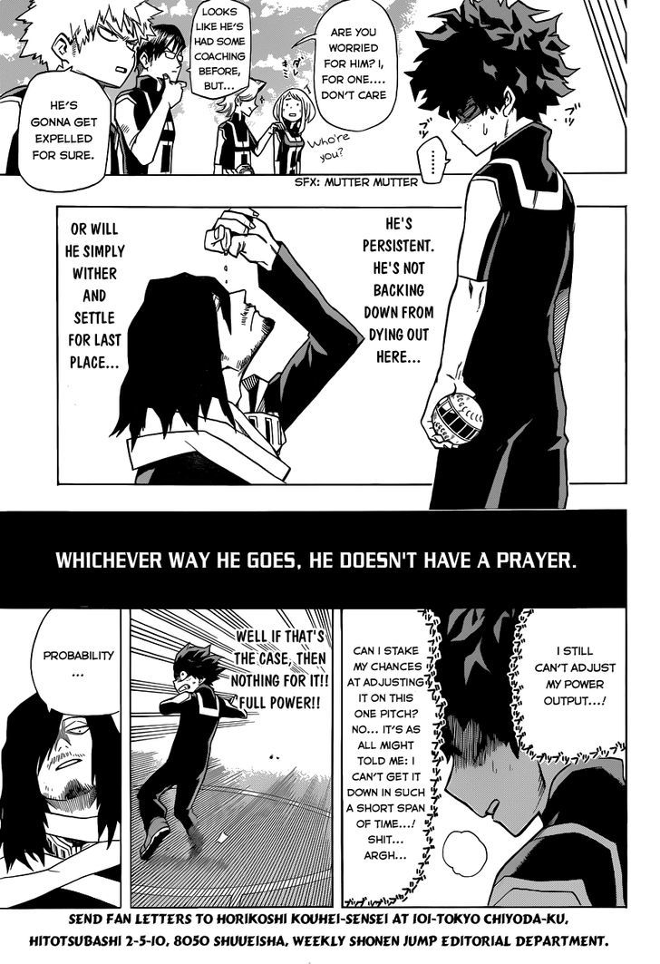 Boku No Hero Academia - Chapter 6 : What I Can Do For Now