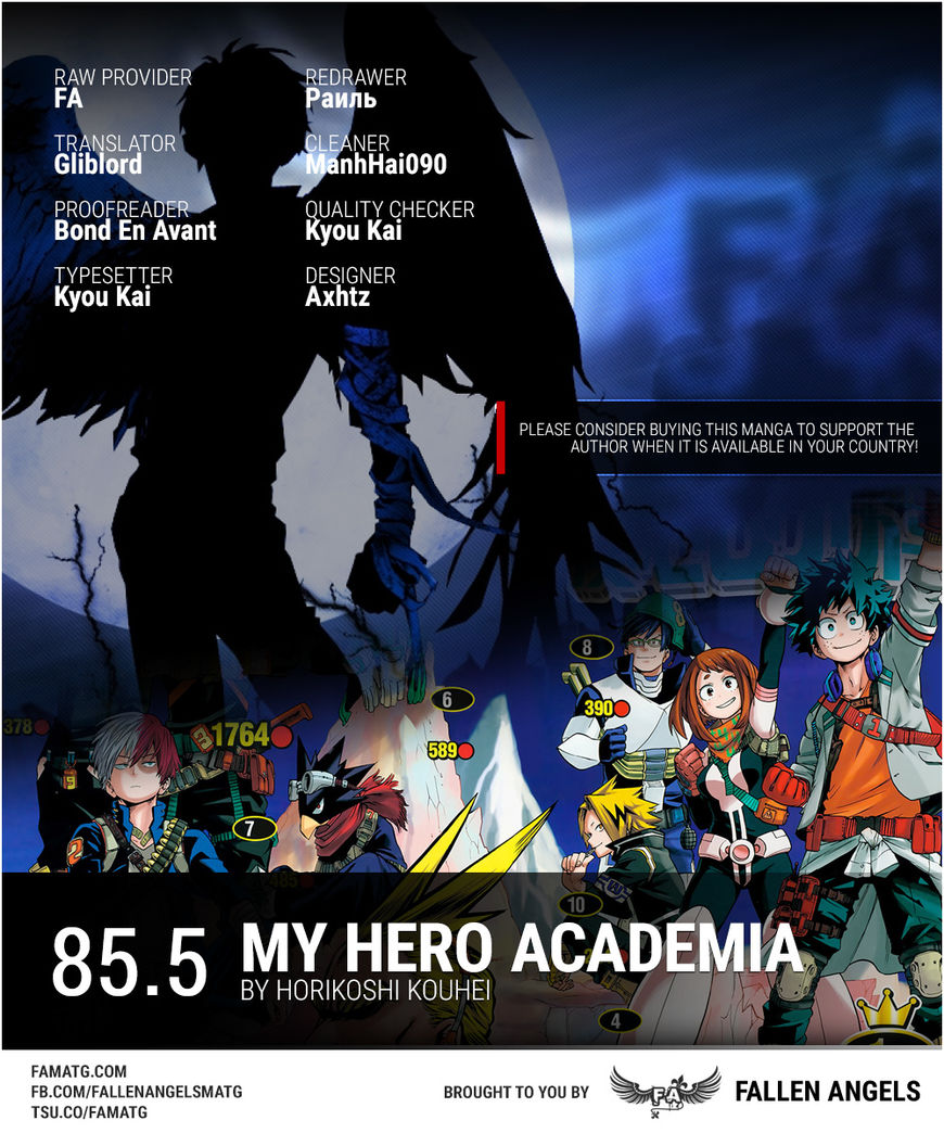 Boku No Hero Academia - Chapter 85.5 : Omake