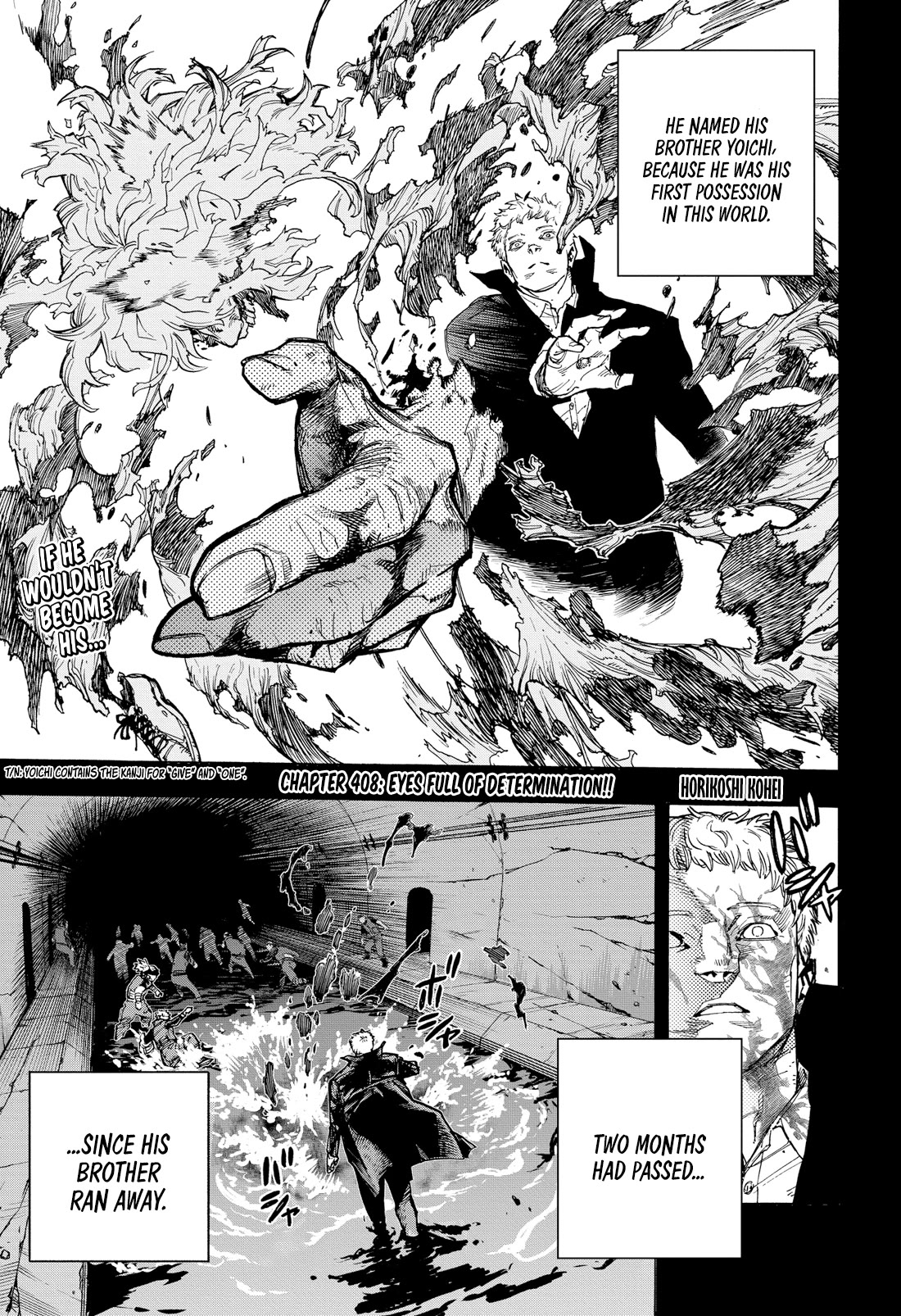 Boku No Hero Academia - Chapter 408: Eyes Full Of Determination!!