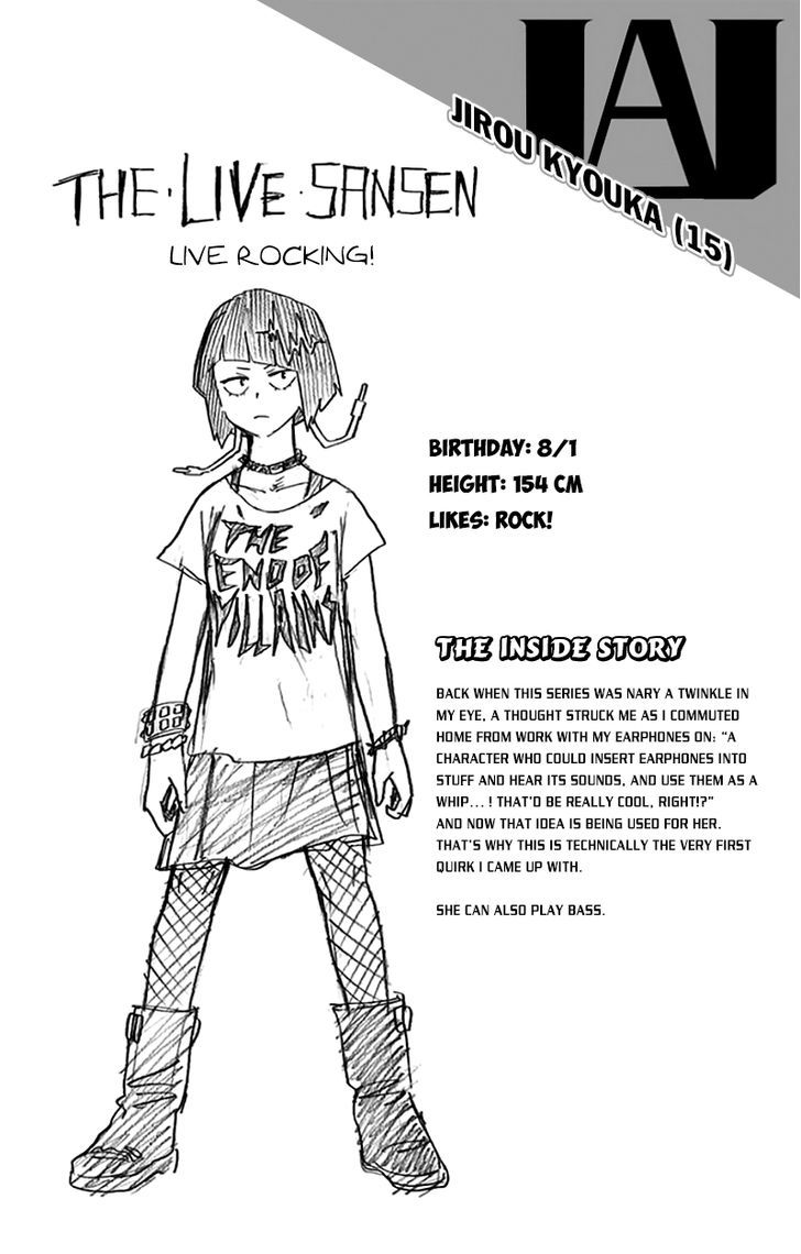 Boku No Hero Academia - Chapter 26.5 : Volume 3 Omake