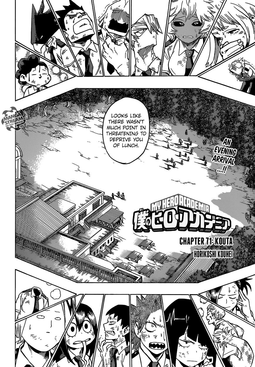 Boku No Hero Academia - Chapter 71 : Kouta