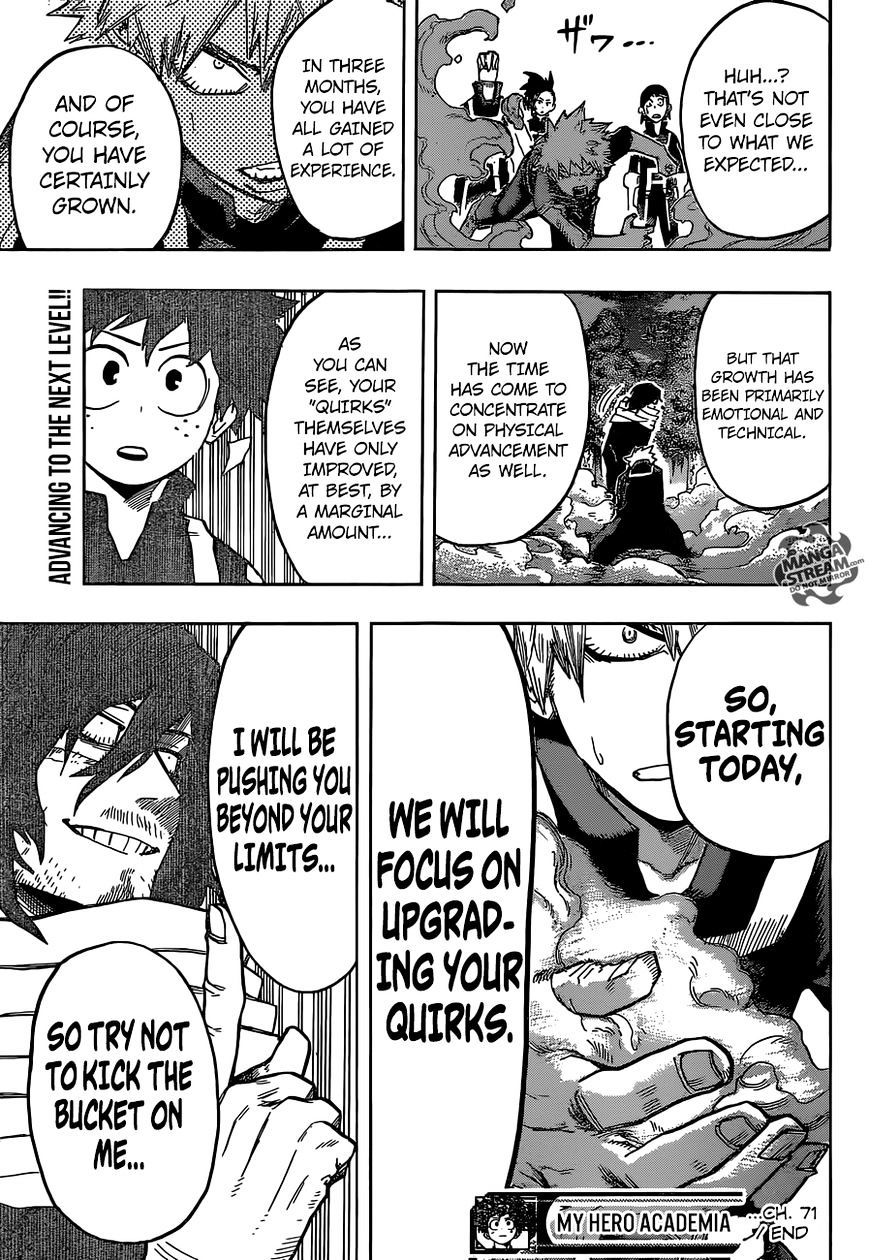 Boku No Hero Academia - Chapter 71 : Kouta