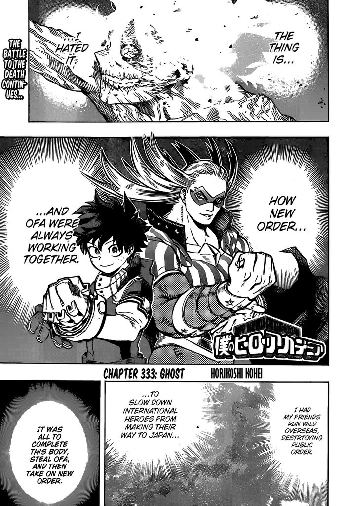 Boku No Hero Academia - Chapter 333