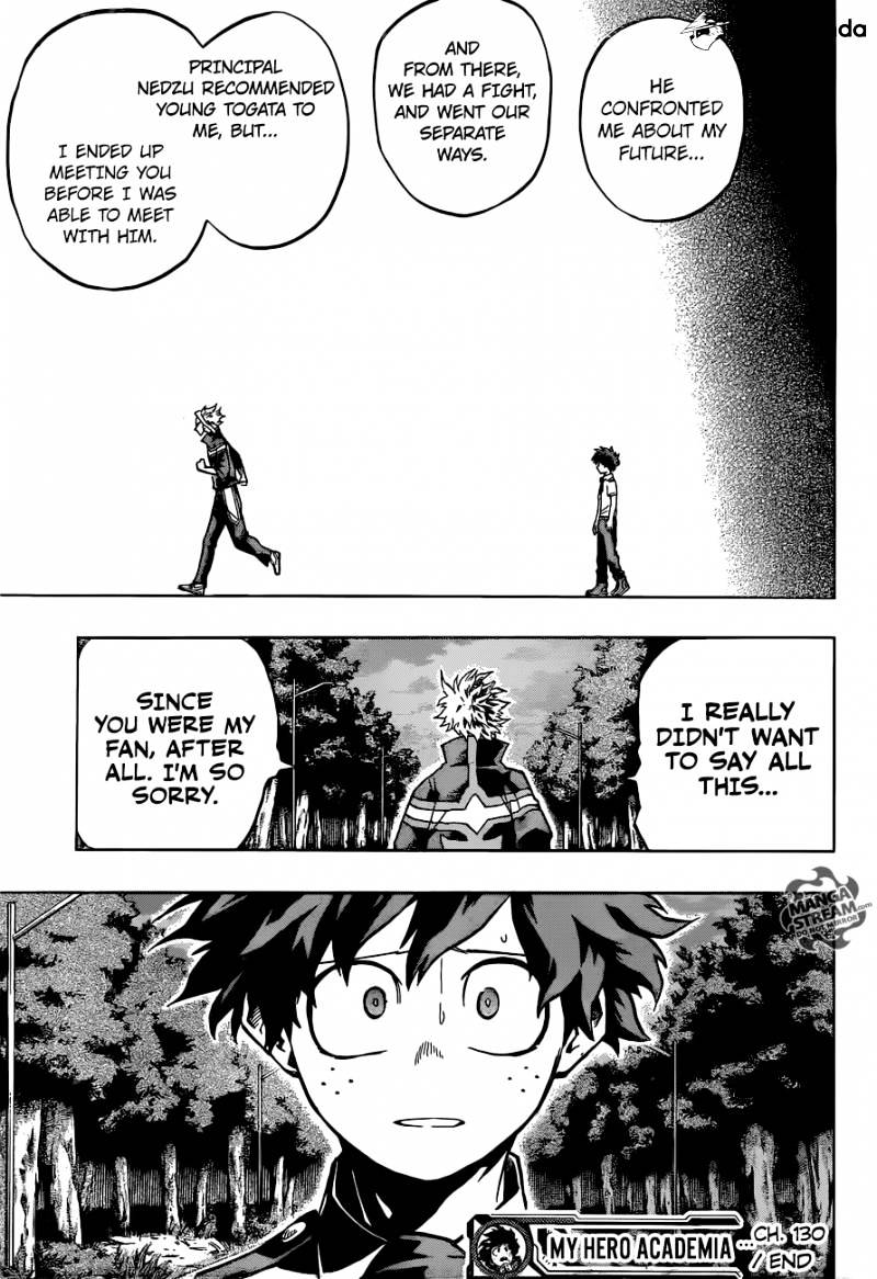 Boku No Hero Academia - Chapter 130