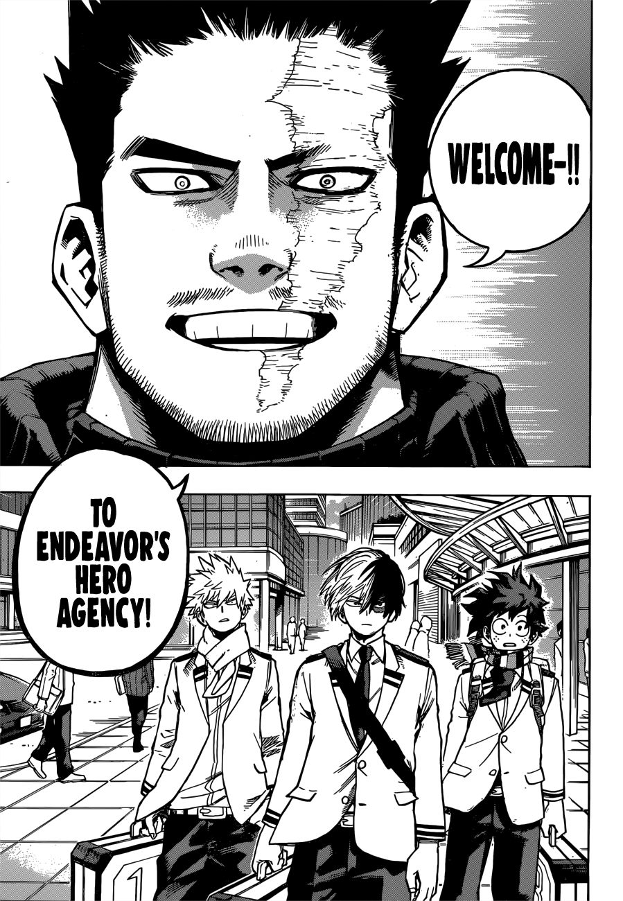 Boku No Hero Academia - Chapter 243: Onwards! To The Endeavor Hero Agency!