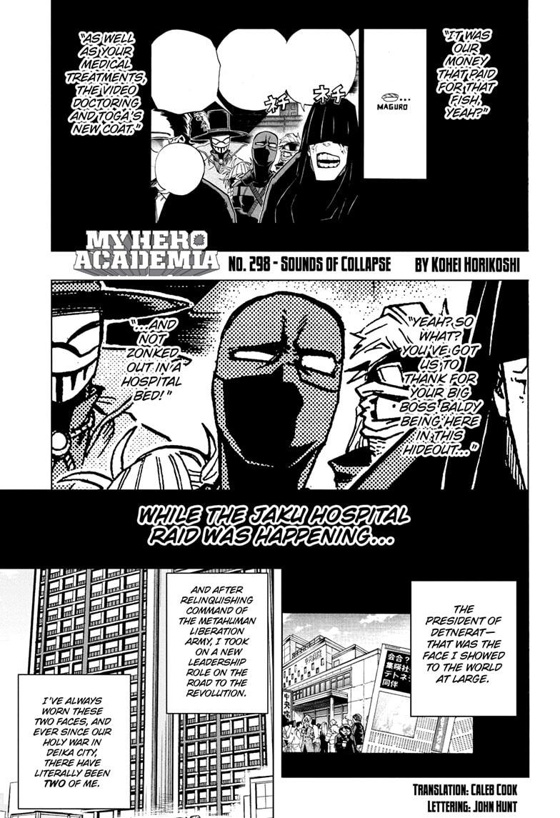 Boku No Hero Academia - Chapter 298