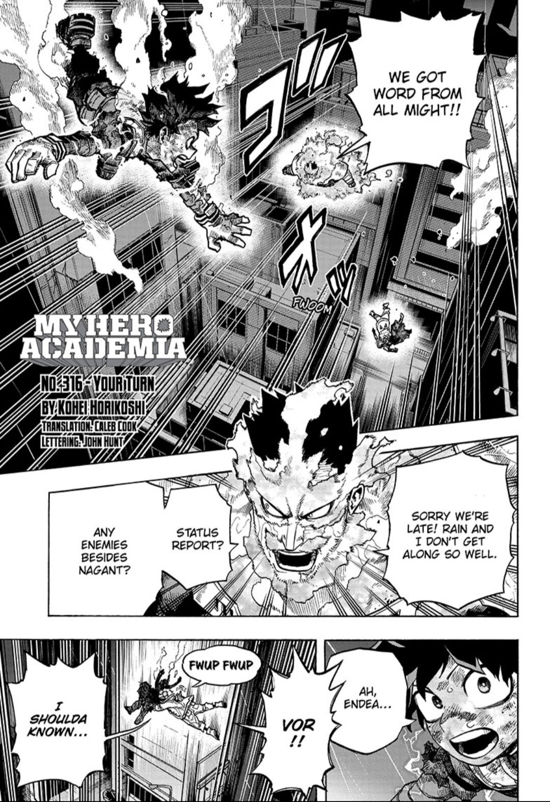 Boku No Hero Academia - Chapter 316