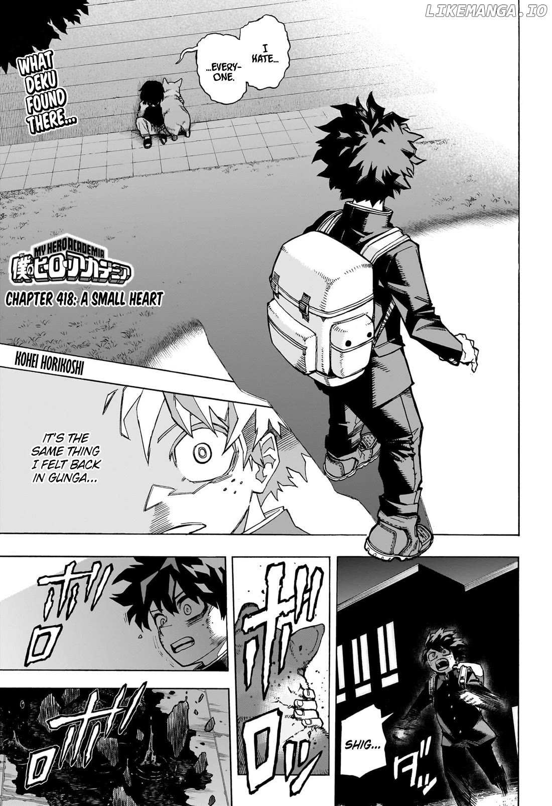 Boku No Hero Academia - Chapter 418