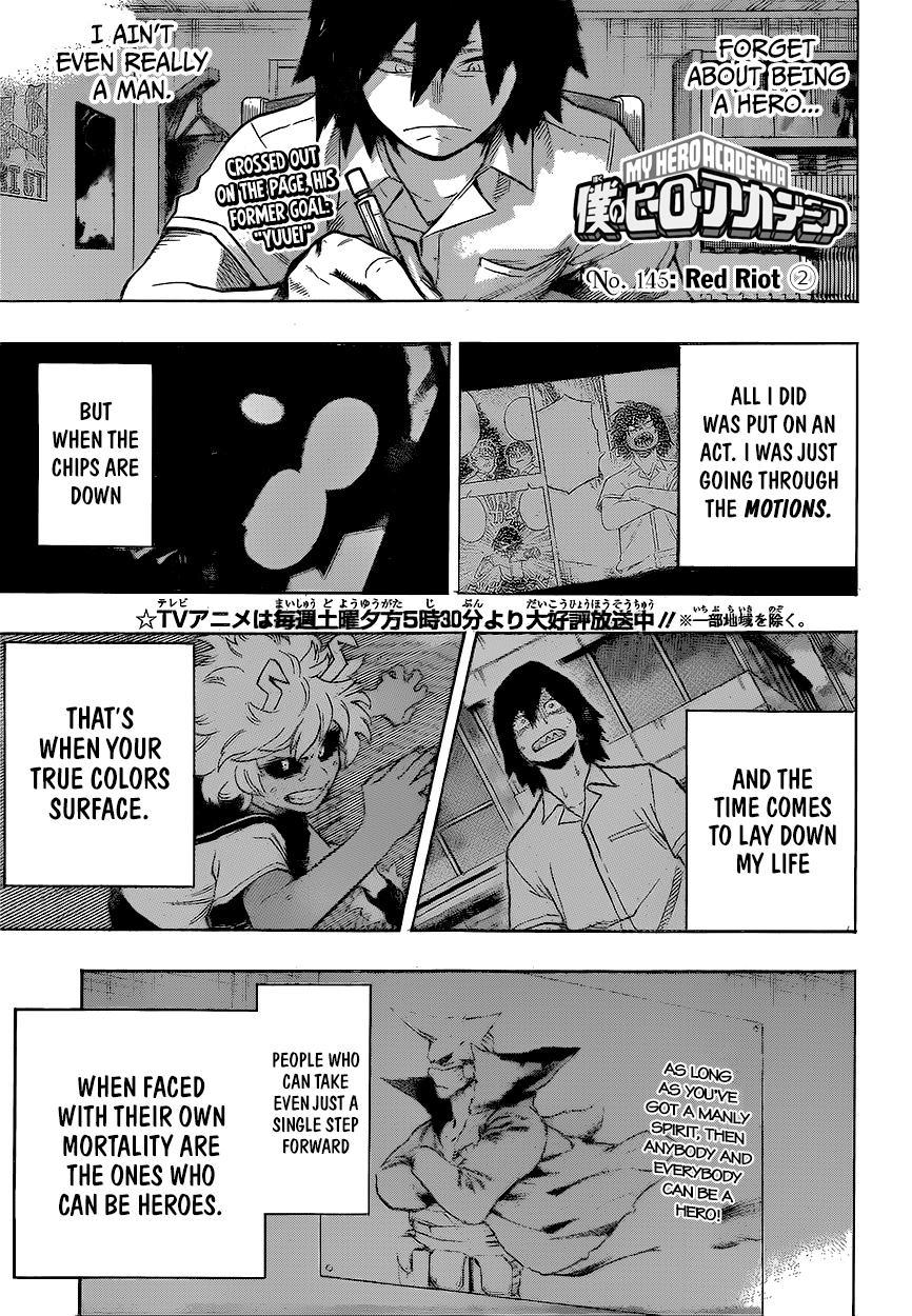 Boku No Hero Academia - Chapter 145