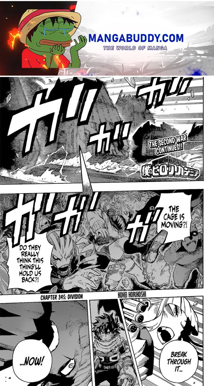 Boku No Hero Academia - Chapter 345